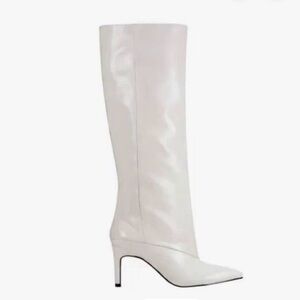 Marc Fisher White Knee-High Women's Boots Size 11